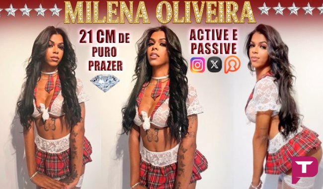 Milenna Oliveira - Acompanhante Travesti / Transex em Garanhuns - PE Milenna Oliveira - Acompanhante Travesti / Transex em Garanhuns - PE
